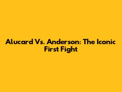 Alucard Vs. Anderson: The Iconic First Fight